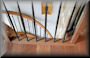 Alder 6' 0" stair opening with oil rubbed bronze balusters